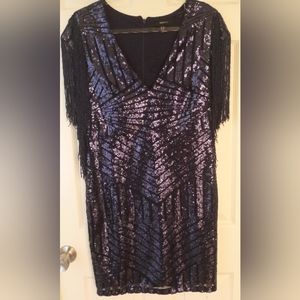Sequin Dress Midnight Blue